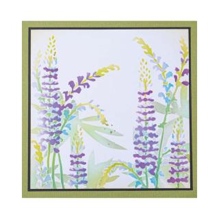 Pochoirs superposables 15 x 15 cm Fleurs sauvages 4 pcs - Sizzix - Rougier et Plé