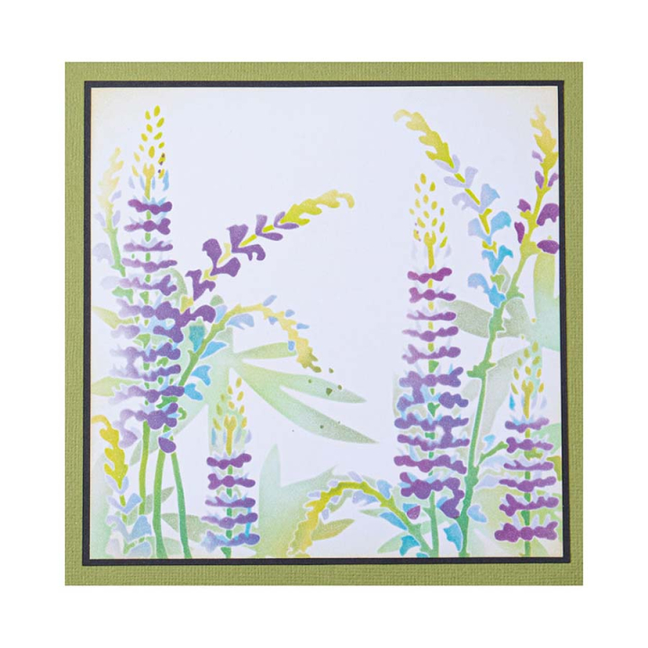 Pochoirs superposables 15 x 15 cm Fleurs sauvages 4 pcs - Sizzix - Rougier et Plé