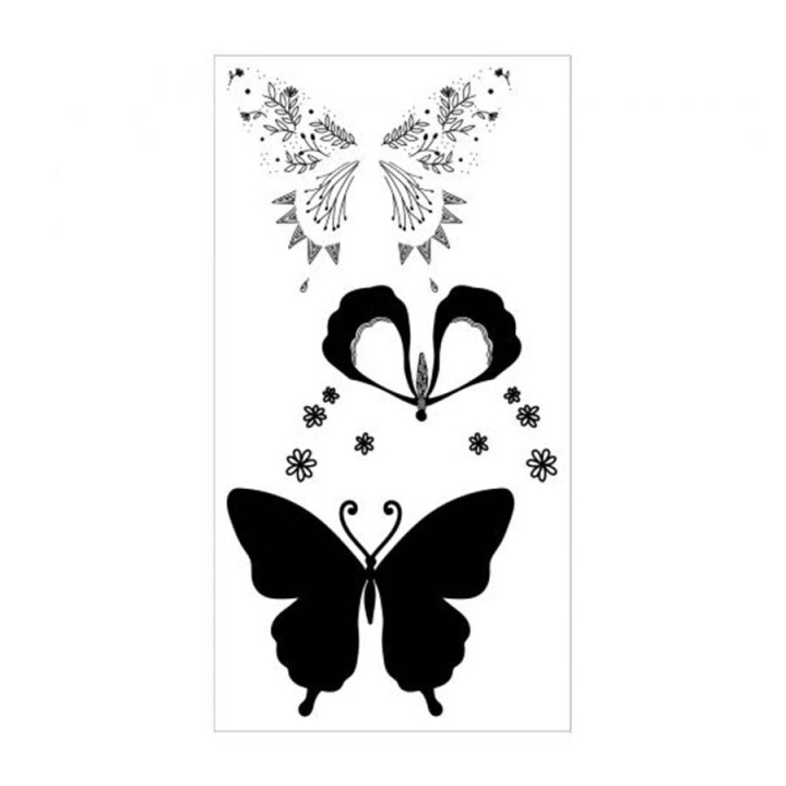 Tampons transparents Papillon 3 pcs - Sizzix - Rougier et Plé
