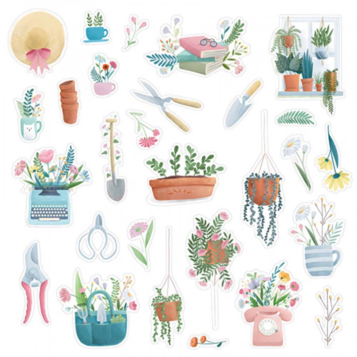 Découpes en papier Life is simple 50 pcs - Artemio - Rougier et Plé