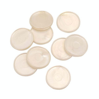Disques de reliure 3 cm Blanc nacré 9 pcs - We R Memory Keepers - Rougier et Plé