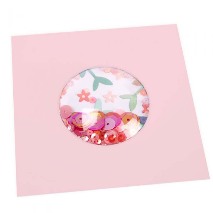 Dôme en plastique adhésif 5,1 cm 8 pcs - Sizzix - Rougier et Plé