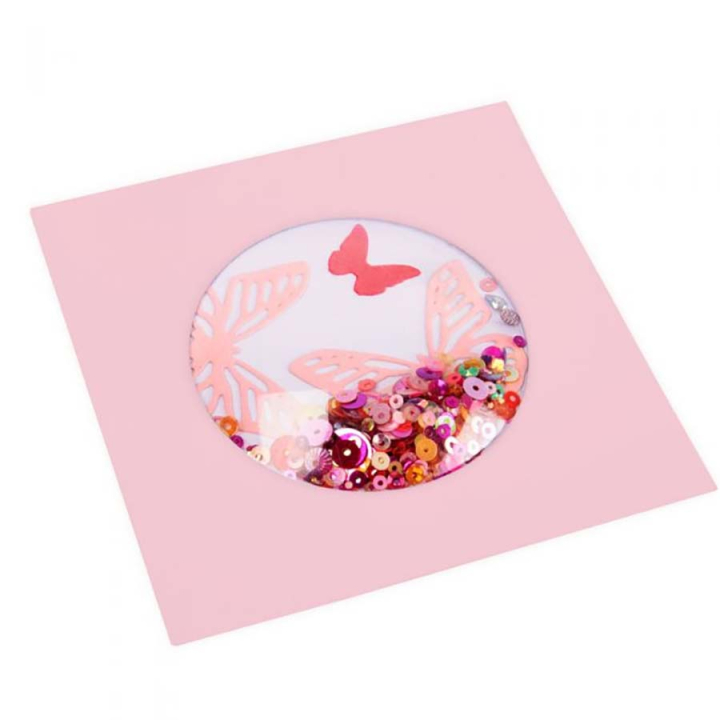 Dôme en plastique adhésif 6,4 cm 6 pcs - Sizzix - Rougier et Plé