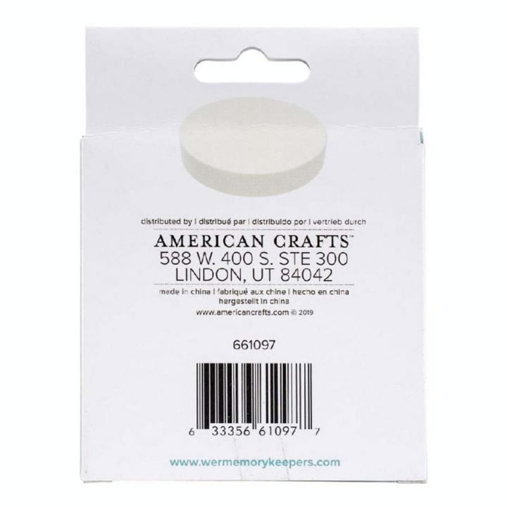 Remplacement Insert de coupe de base Button Press - We R Memory Keepers - Rougier et Plé