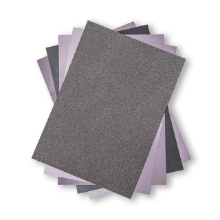 Set de papiers cartonnés Cardstock 20,3 x 29,2 cm Charbon 50 pcs - Sizzix - Rougier et Plé