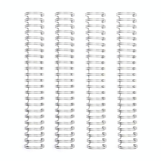 Spirales à reliure 1,6 cm Argent 4 pcs - We R Memory Keepers - Rougier et Plé