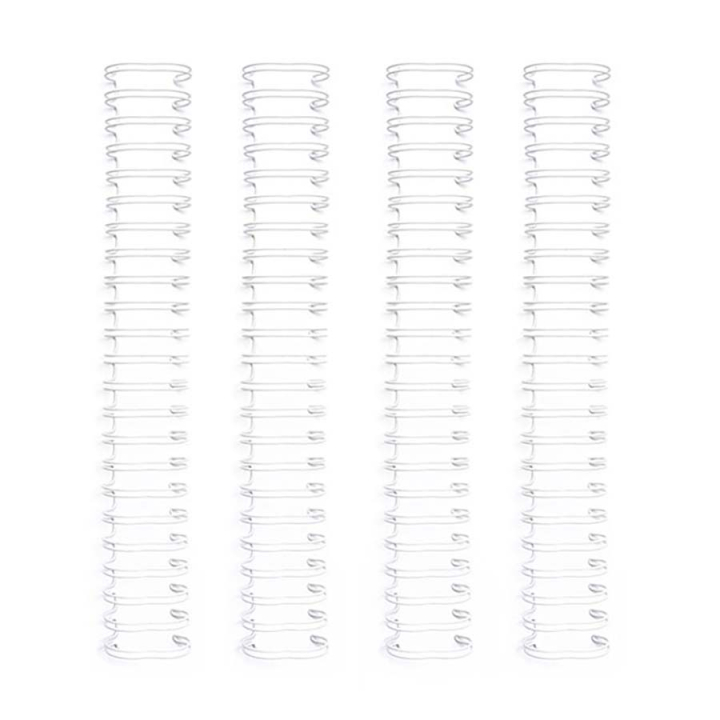 Spirales à reliure 1,6 cm Blanc 4 pcs - We R Memory Keepers - Rougier et Plé