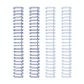 Spirales à reliure 1,6 cm Navy 4 pcs - We R Memory Keepers - Rougier et Plé