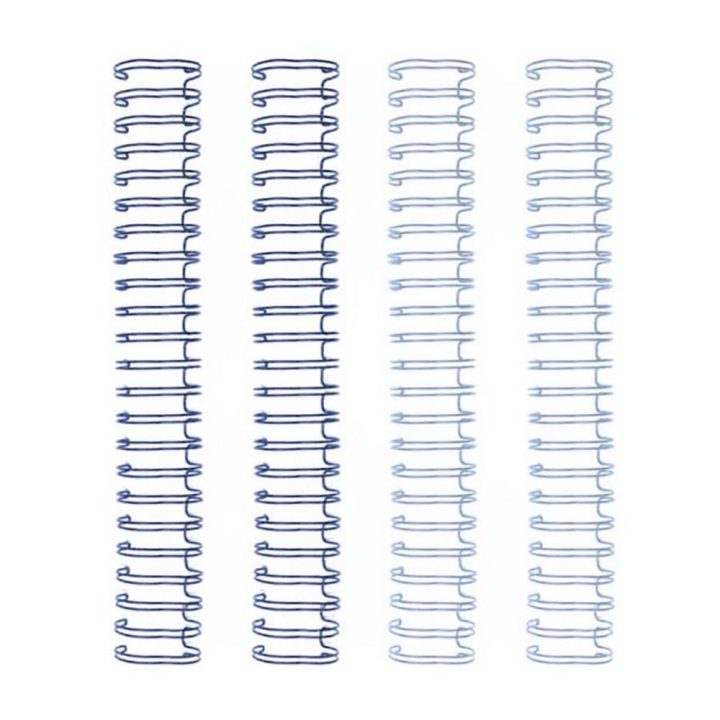 Spirales à reliure 1,6 cm Navy 4 pcs - We R Memory Keepers - Rougier et Plé