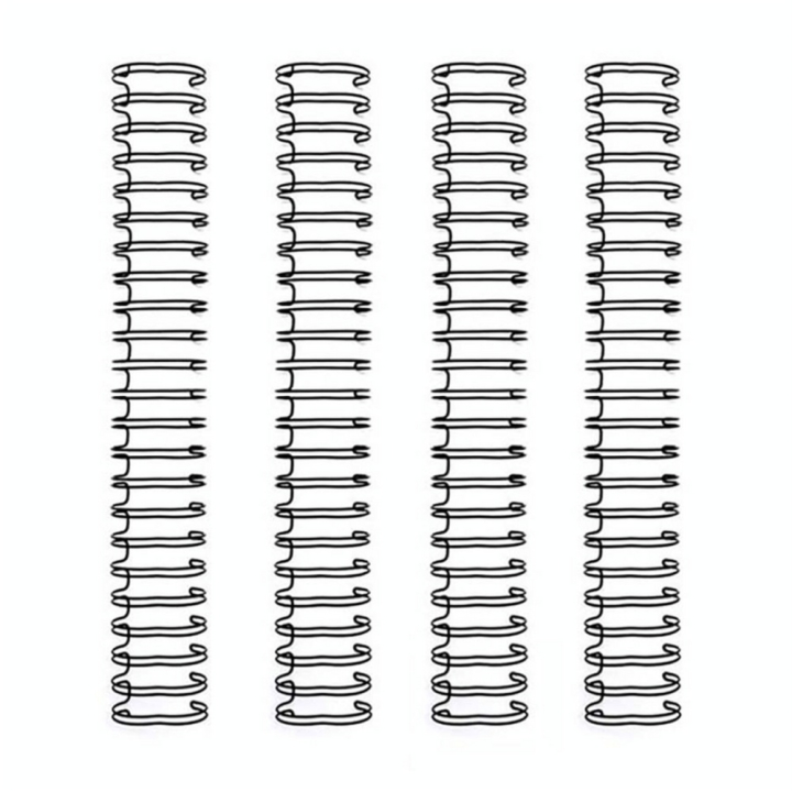 Spirales à reliure 1,6 cm Noir 4 pcs - We R Memory Keepers - Rougier et Plé