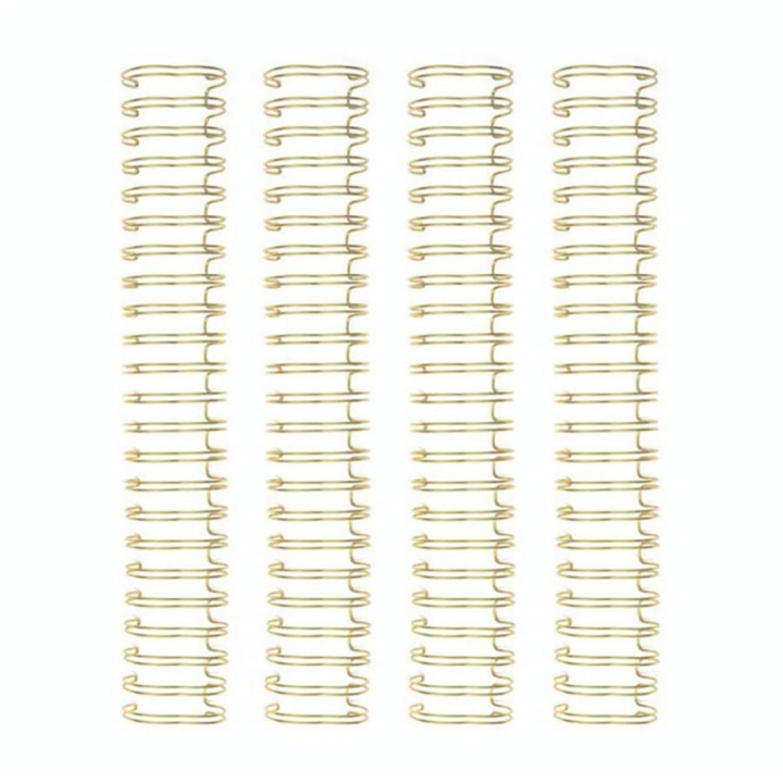 Spirales à reliure 1,9 cm Doré 4 pcs - We R Memory Keepers - Rougier et Plé