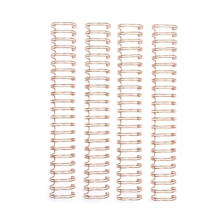 Spirales à reliure 2,5 cm Rose or 2 pcs - We R Memory Keepers - Rougier et Plé