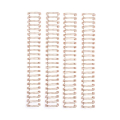 Spirales à reliure 2,5 cm Rose or 2 pcs - We R Memory Keepers - Rougier et Plé