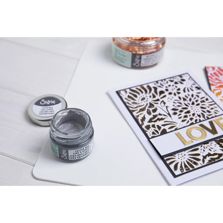 Cire à dorer 20 ml Argent - Sizzix - Rougier et Plé