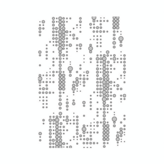 Classeur de gaufrage 3D Texturé Points abstraits - Sizzix - Rougier et Plé