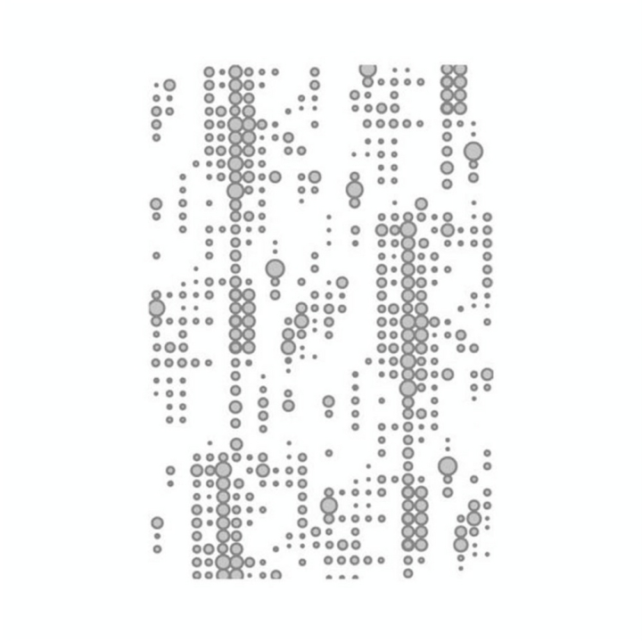 Classeur de gaufrage 3D Texturé Points abstraits - Sizzix - Rougier et Plé