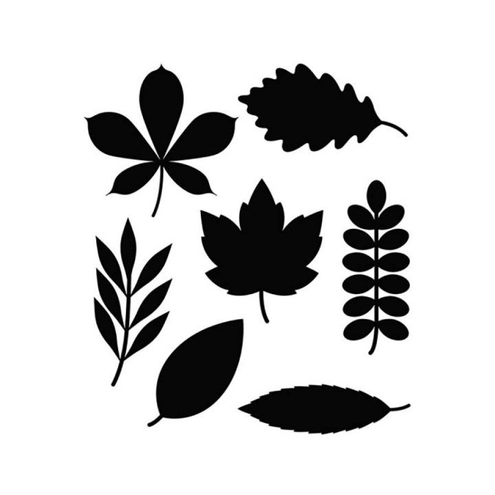 Matrice de découpe Die Feuilles 7 pcs - Artemio - Rougier et Plé