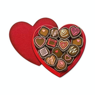 Matrice de découpe Thinlits Die Boîte de chocolats - Sizzix - Rougier et Plé
