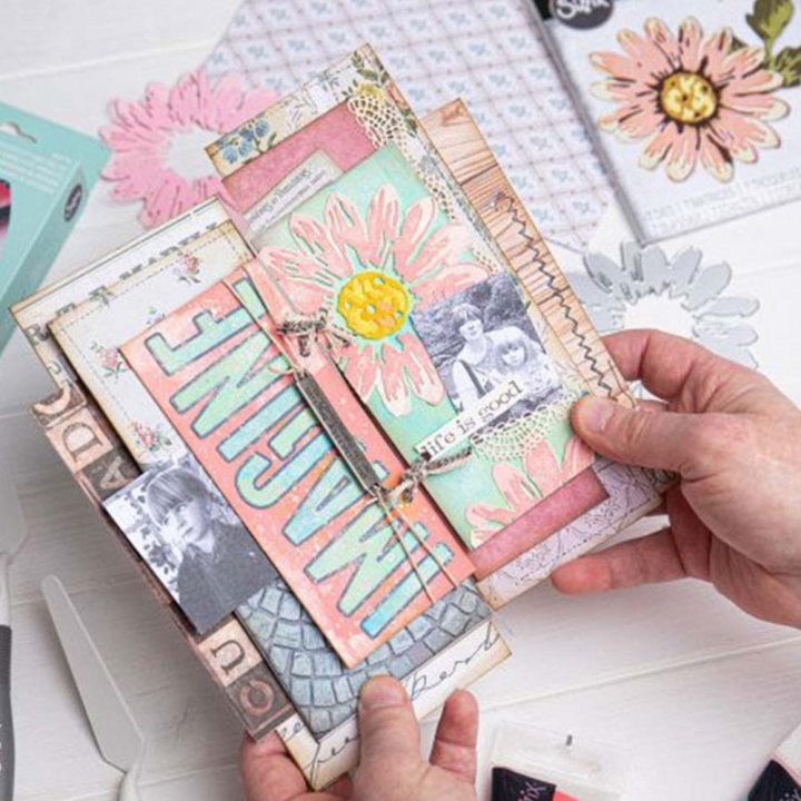 Matrice de découpe Thinlits Die Fleurs - Sizzix - Rougier et Plé