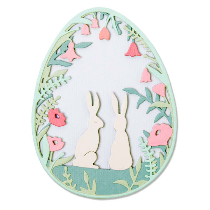 Matrice de découpe Thinlits Die Œufs de Pâques - Sizzix - Rougier et Plé