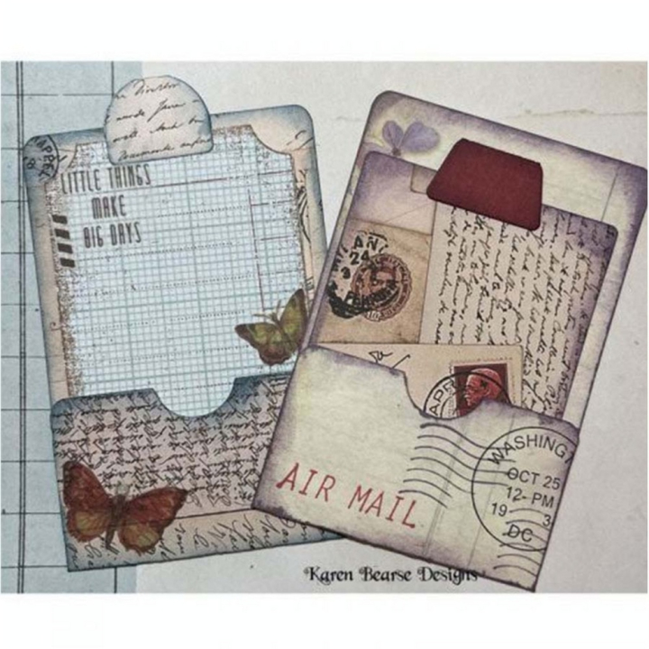 Matrice de découpe Thinlits Die Set de pochettes pour cartes - Sizzix - Rougier et Plé