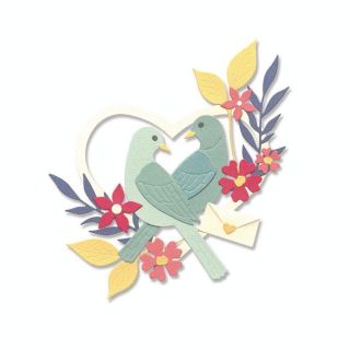 Matrice de découpe Thinlits Die Sweet Birds - Sizzix - Rougier et Plé