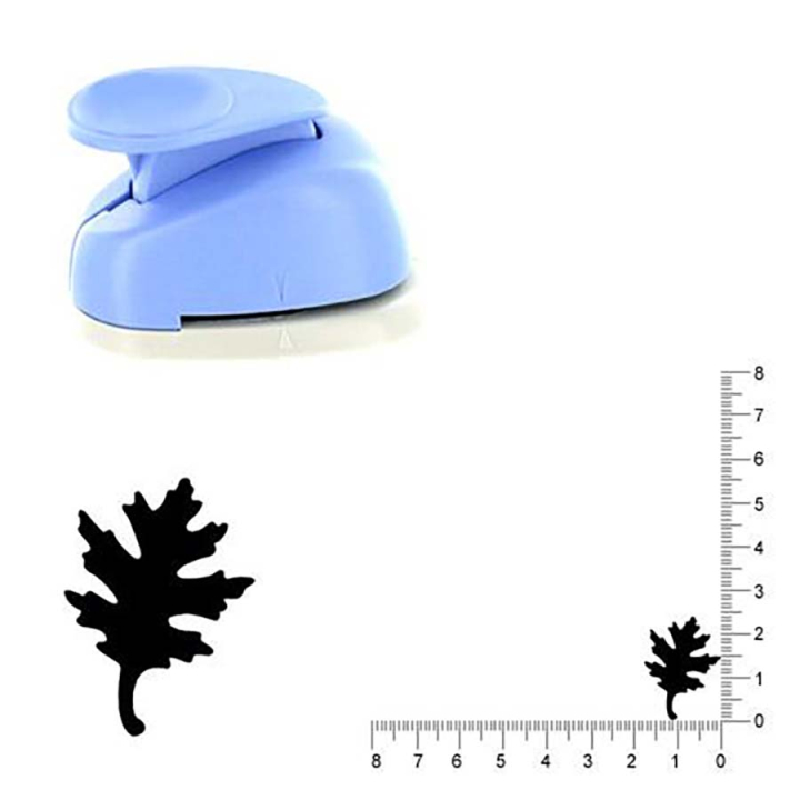 Maxi perforatrice 2,5 cm Feuille de chêne - Artemio - Rougier et Plé