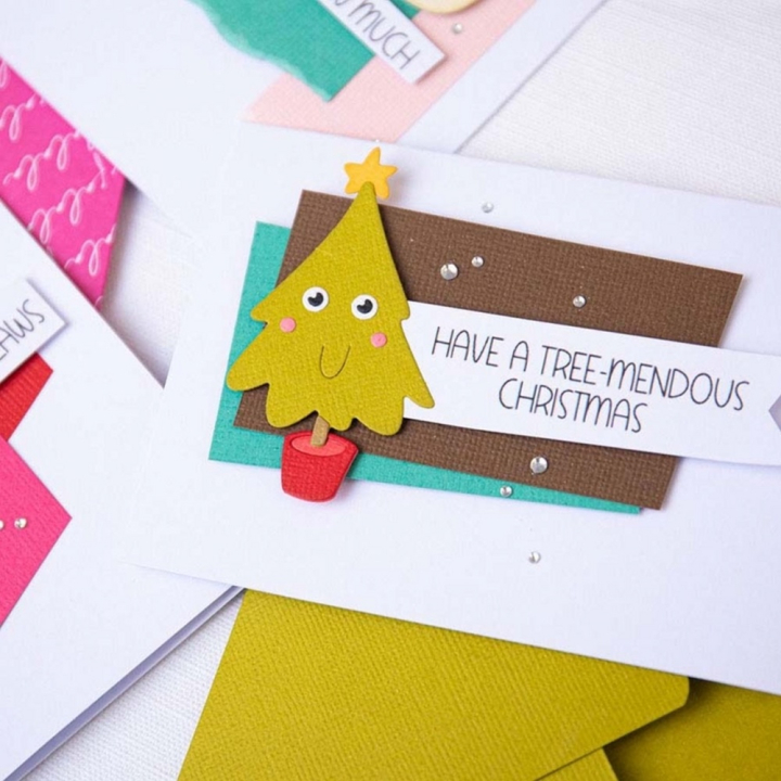 Set Tampon transparent & Matrice de découpe Framelits Die - Christmas Characters 3 pcs - Sizzix - Rougier et Plé