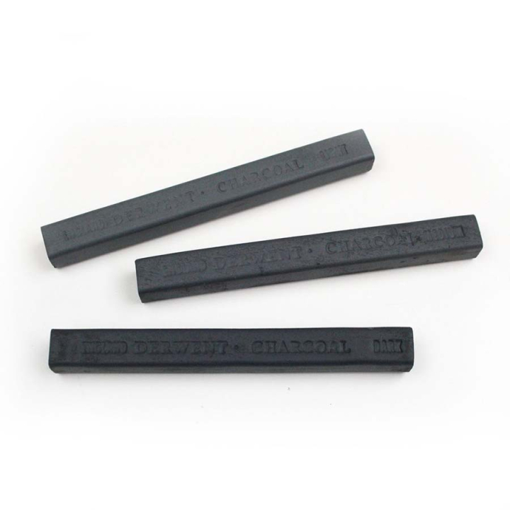 Fusain compressé Charcoal Moyen - Derwent - Rougier et Plé