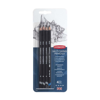 Crayon graphite esquisse Sketching 4 pcs - Derwent - Rougier et Plé