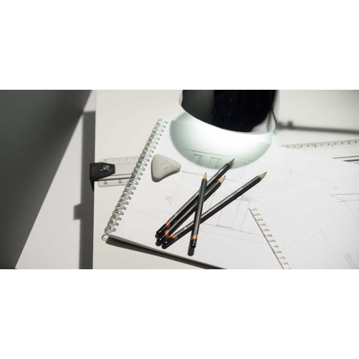 Crayon graphite Graphic 4 pcs Tendre - Derwent - Rougier et Plé