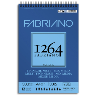 Bloc Papier Mix Media 300 g/m² Spirale - Fabriano - Rougier et Plé