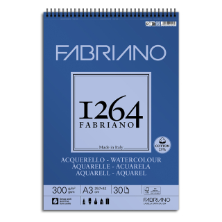 Bloc Papier Aquarelle 300 g/m² Spirale - Fabriano - Rougier et Plé