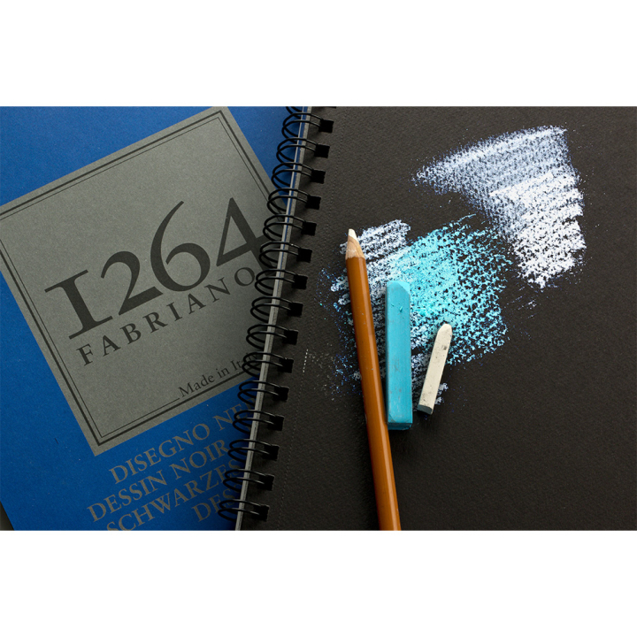 Bloc Papier Dessin 200 g/m² Noir - Fabriano - Rougier et Plé