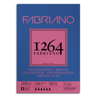 Bloc Papier Bristol 200 g/m² - Fabriano - Rougier et Plé