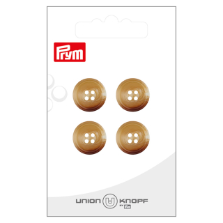 Bouton Polyester ø 15 mm 4 pcs Avec rebord - Prym - Rougier et Plé
