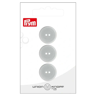 Bouton Polyester ø 18 mm 3 pcs Transparent - Prym - Rougier et Plé
