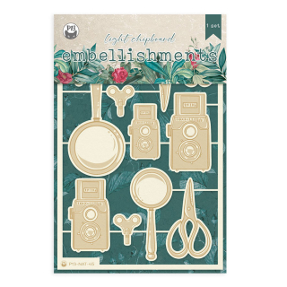 Naturalist Chipboard aggloméré accessoires 9 pcs - P13 - Rougier et Plé