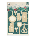 Naturalist Chipboard aggloméré accessoires 9 pcs - P13 - Rougier et Plé