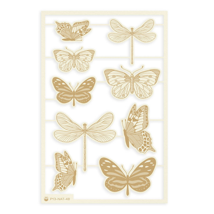 Naturalist Chipboard aggloméré papillons 8 pcs - P13 - Rougier et Plé