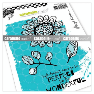 Tampon Cling 10,5 x 14,8 cm Wonderful Life 4 pcs - Carabelle Studio - Rougier et Plé