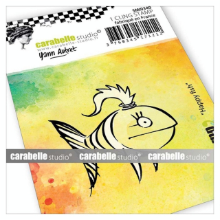 Tampon Cling 5 x 6 cm Happy fish - Carabelle Studio - Rougier et Plé