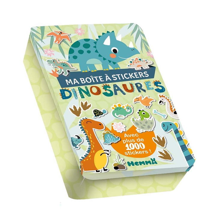Ma boîte à stickers Dinosaures - Hemma - Rougier et Plé