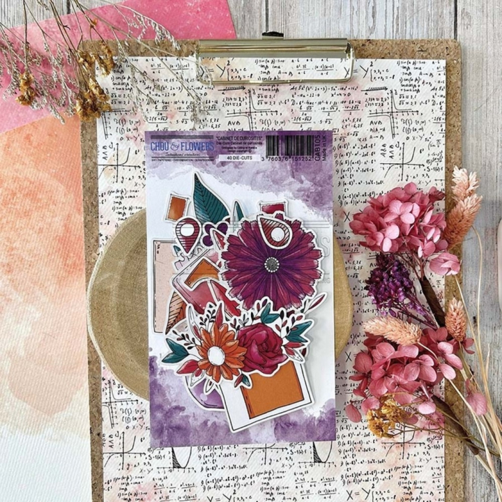 Découpes en papier Cabinet de curiosités 40 pcs - Chou & Flowers - Rougier et Plé