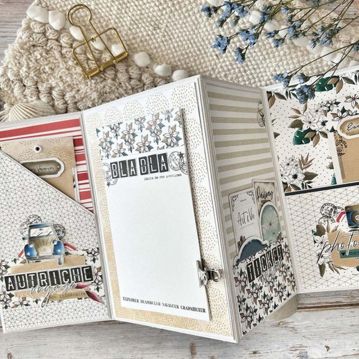 Découpes en papier Globe-trotter Die cuts Label 53 pcs - Chou & Flowers - Rougier et Plé