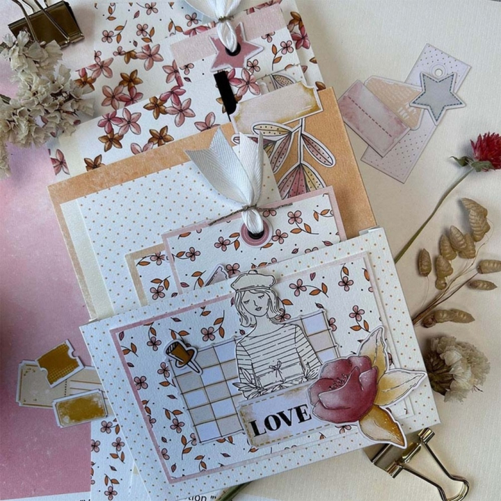 Découpes en papier Victoria Street Die cuts Flowers 35 pcs - Chou & Flowers - Rougier et Plé