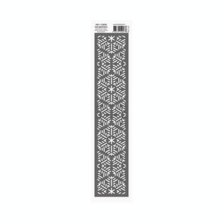 Pochoir 6 x 29 cm Frise flocons - Chou & Flowers - Rougier et Plé