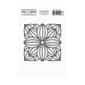 Pochoir masque 9,5 x 9,5 cm Fleur d'hiver - Chou & Flowers - Rougier et Plé