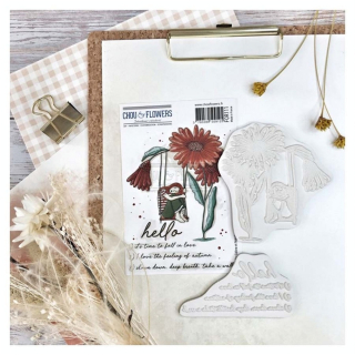 Tampons Cling 10 x 15 cm La balançoire 2 pcs - Chou & Flowers - Rougier et Plé