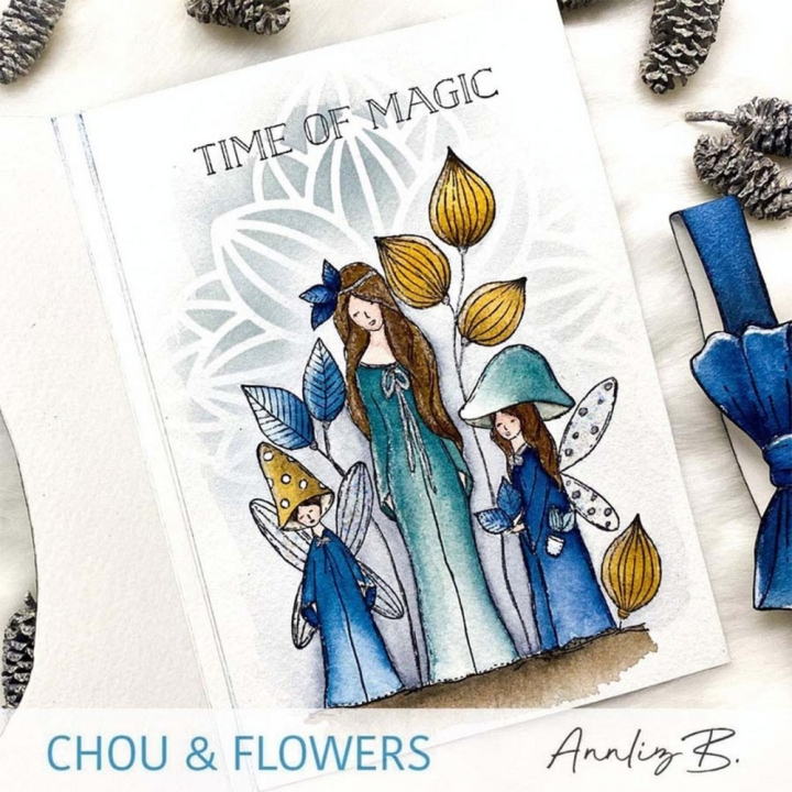 Tampons Cling 10 x 21 cm Il était une fois 2 pcs - Chou & Flowers - Rougier et Plé